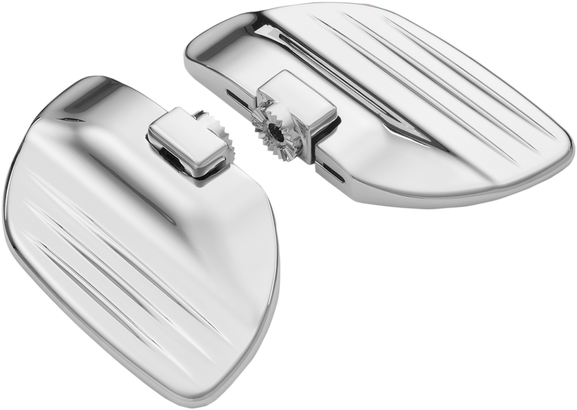 Show Chrome Passenger Floorboards Black Spyder RT - 41-185