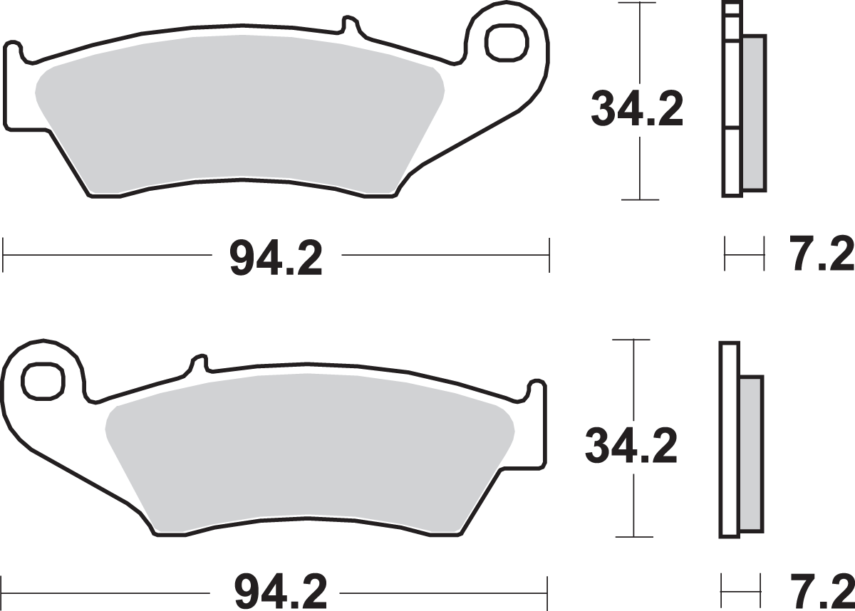 SBS HF Brake Pads - 694HF