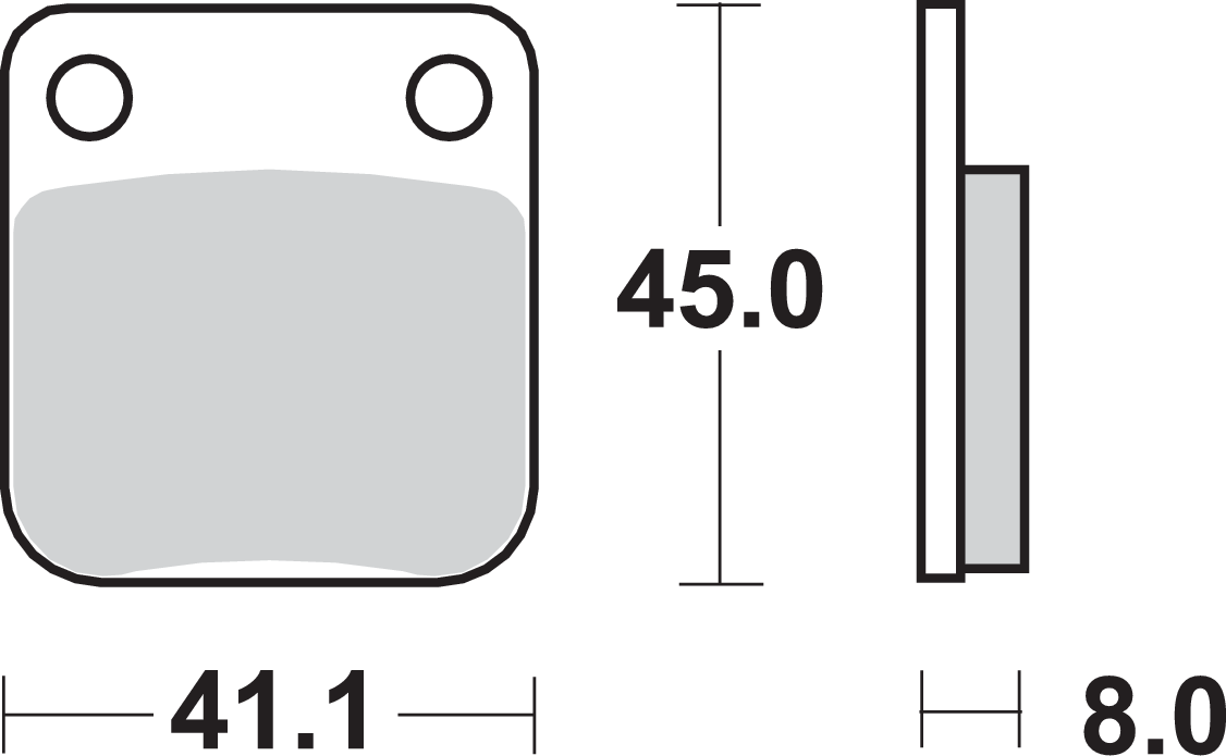 SBS HF Brake Pads - 536HF