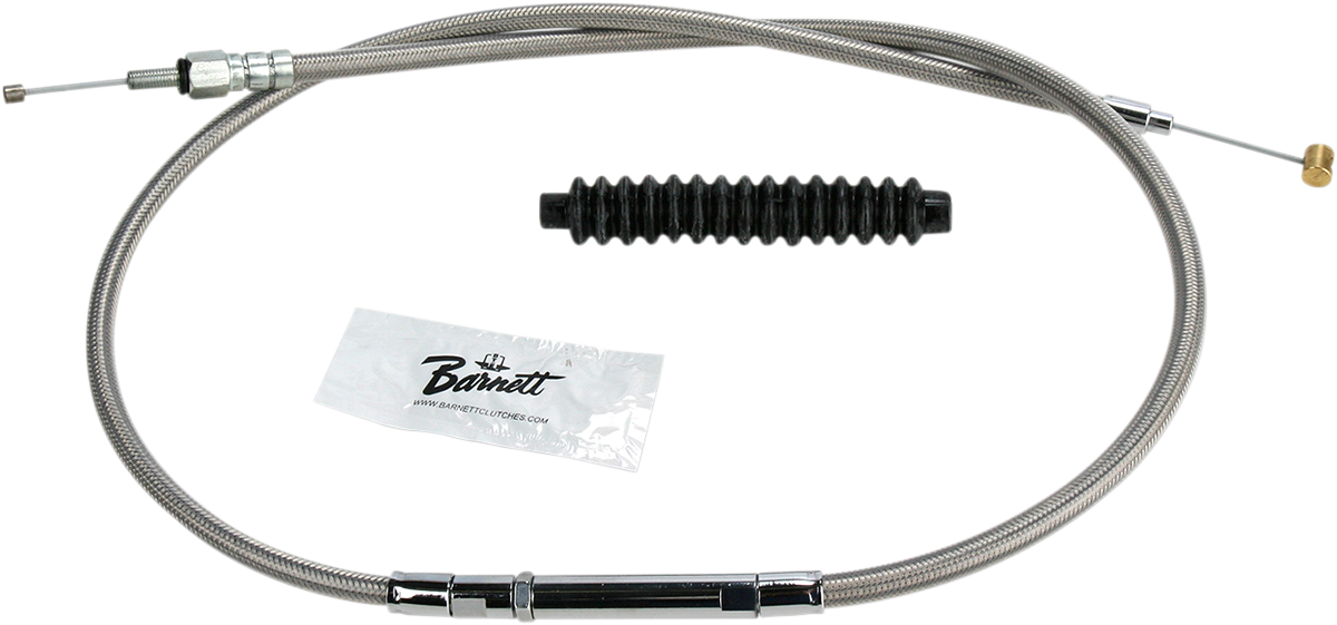 Barnett High-Efficiency Stainless Steel Clutch Cable for Harley-Davidson Standard Buell - 102-31-10002