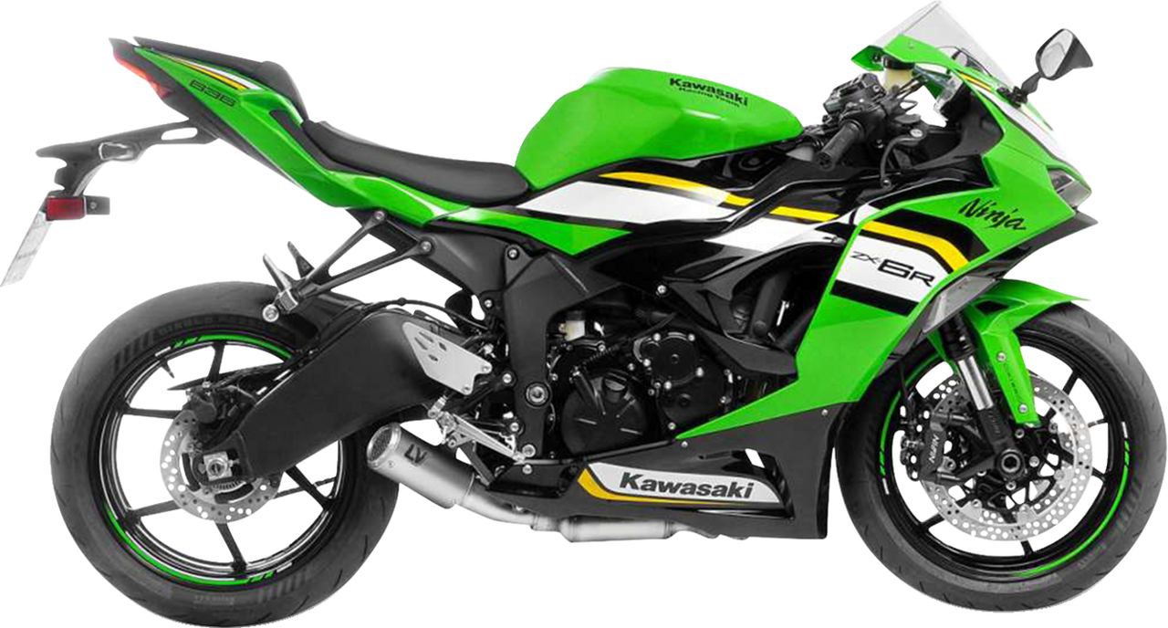 Leo Vince LV Corsa S Slip-On Muffler Titanium Kawasaki ZX-6R - 15413STU