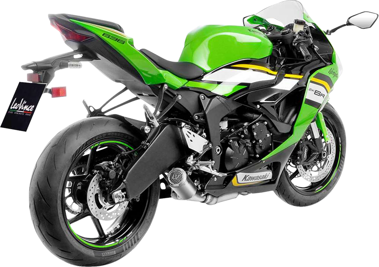 Leo Vince LV Corsa S Slip-On Muffler Titanium Kawasaki ZX-6R - 15413STU