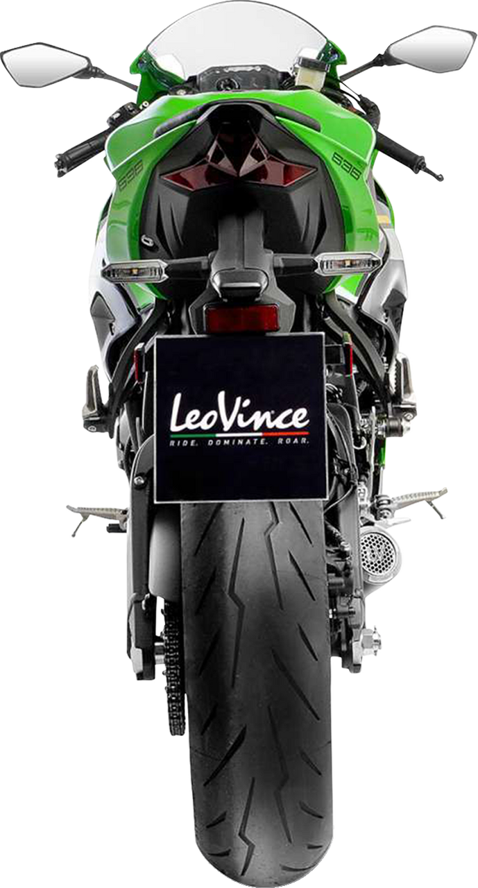 Leo Vince LV Corsa S Slip-On Muffler Titanium Kawasaki ZX-6R - 15413STU