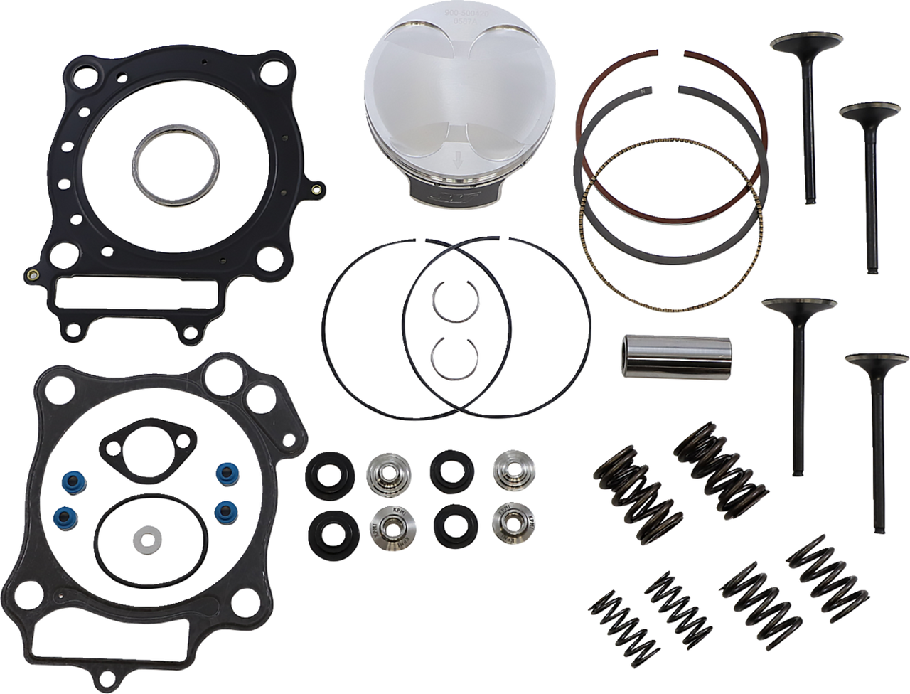 Kibblewhite Top End Kit Black Diamond Valves with Piston Kit Honda TRX450R - 30-32500