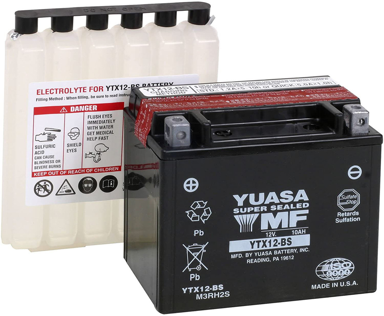 Yuasa YTX12-BS Battery - Speed Addicts