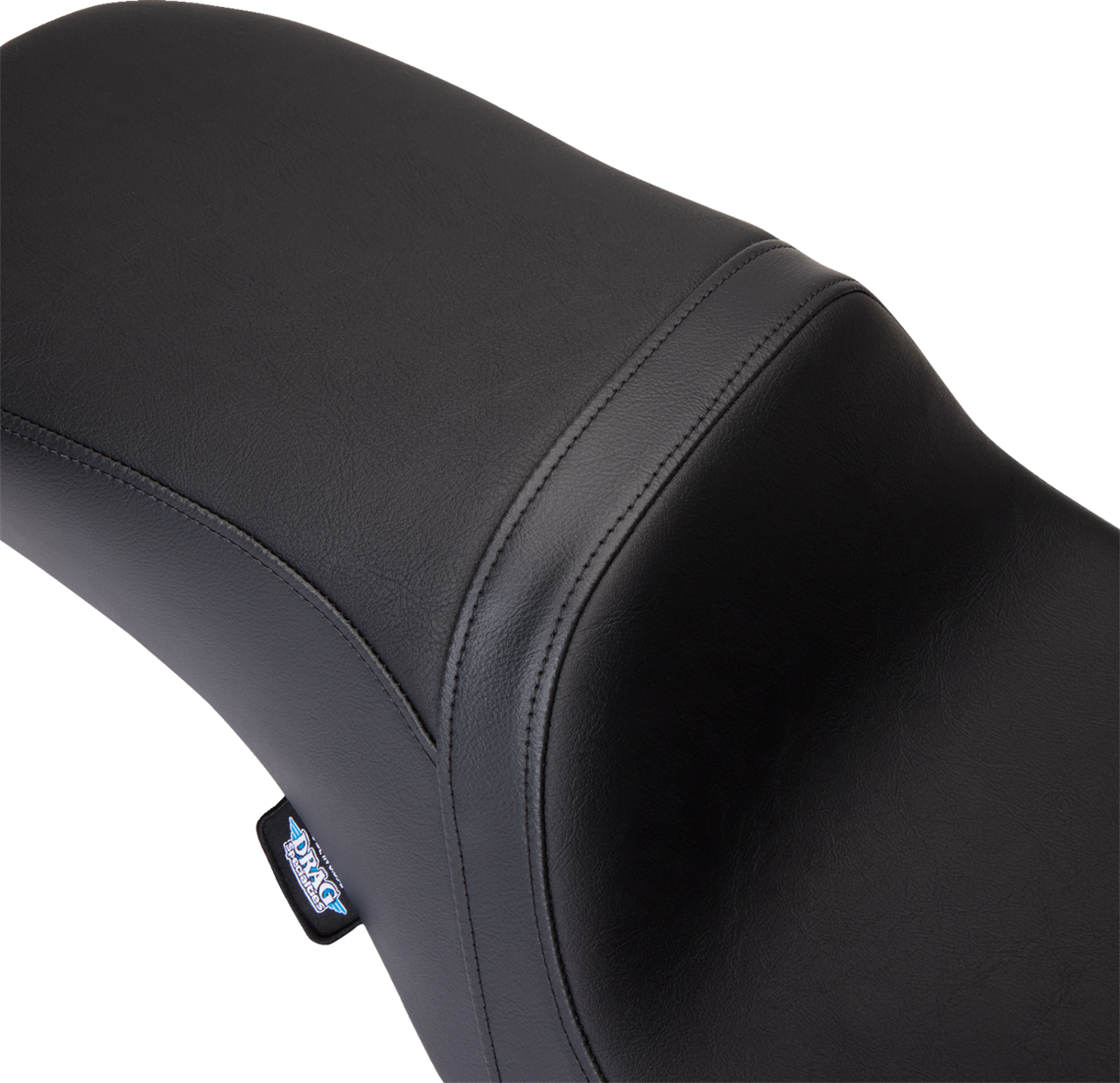 Drag Specialties Predator 2-Up Seat Vinyl Black Smooth w/o Backrest FLH/FLT '08-'24 - 0801-1487