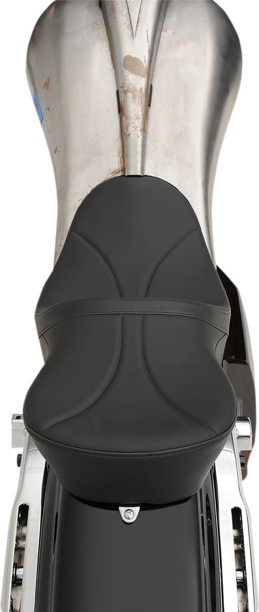 Drag Specialties Low Touring Seat Solar Reflective Mild Stitched Razorback Tanks FL '08-'23 - 0801-1075