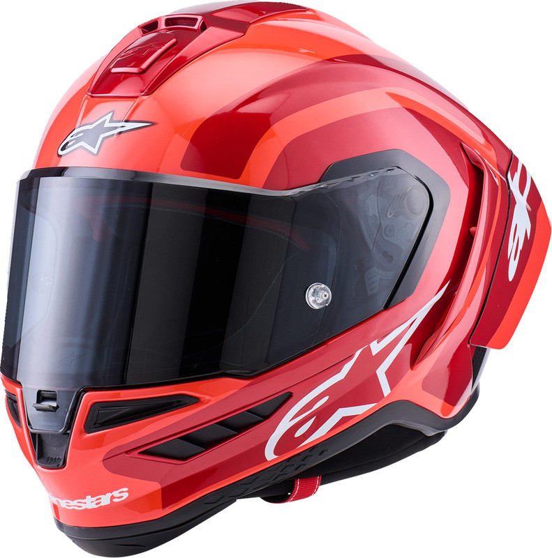 Alpinestars Supretech R10 Arius Gloss Carbon Double Red Helmet