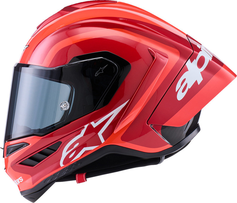 Alpinestars Supretech R10 Arius Gloss Carbon Double Red Helmet