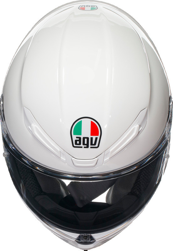 AGV K6 フルフェイスヘルメット ホワイト AGV K6 S White Helmet - Speed Addicts