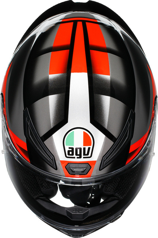 AGV K1 S Fastlap Black Gray Red Helmet