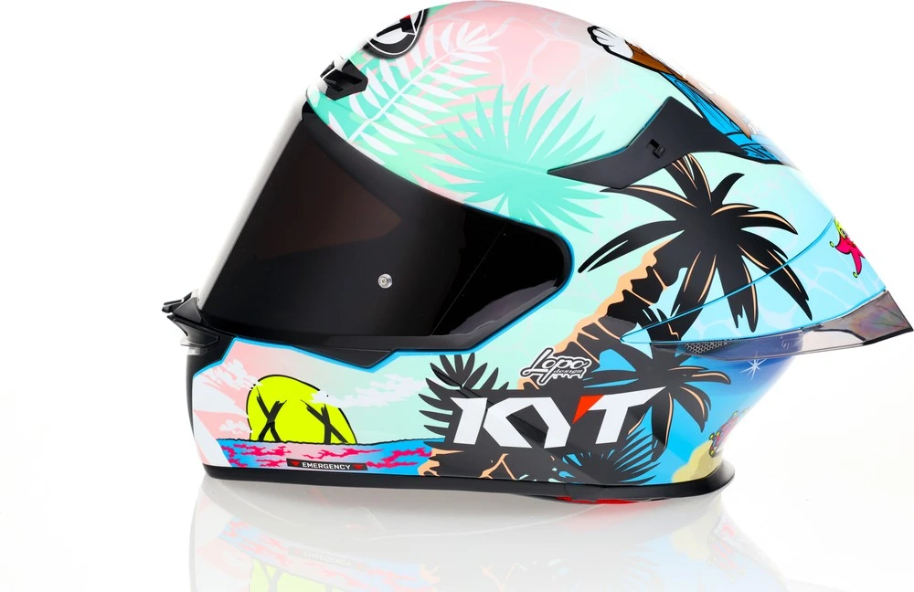 KYT TT-Revo Riccardo Rossi BCN Replica Helmet