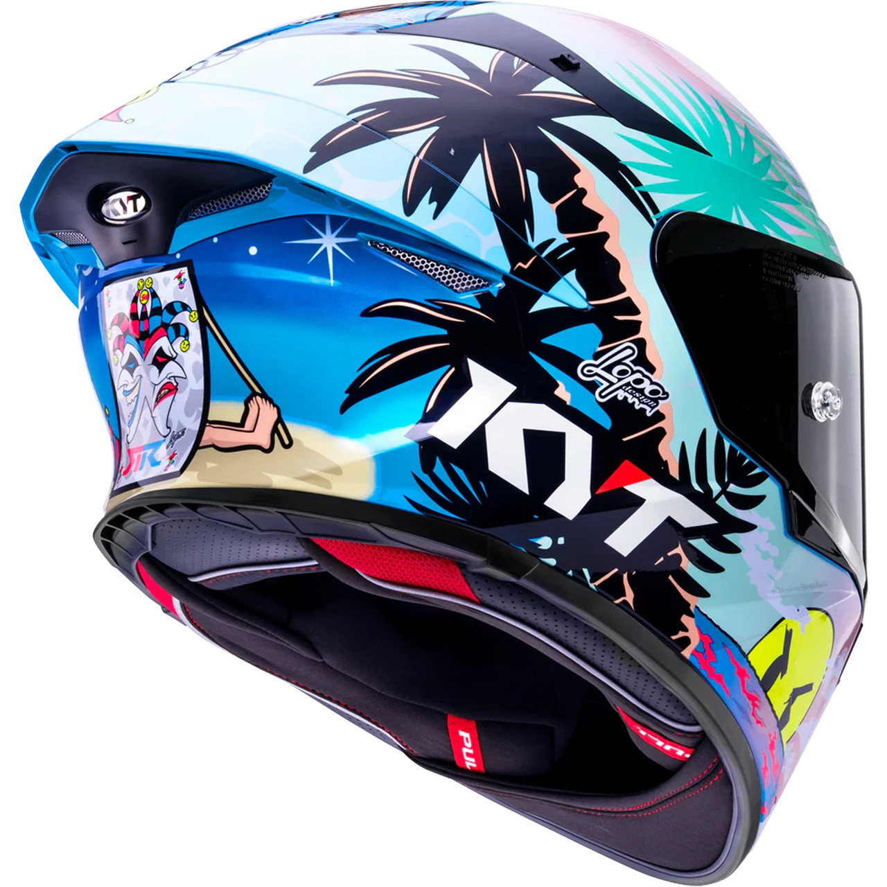 KYT TT-Revo Riccardo Rossi BCN Replica Helmet