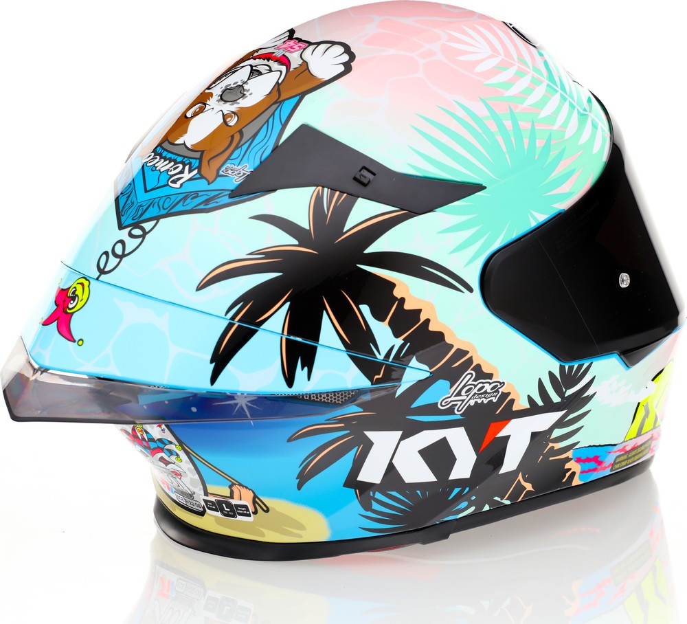 KYT TT-Revo Riccardo Rossi BCN Replica Helmet