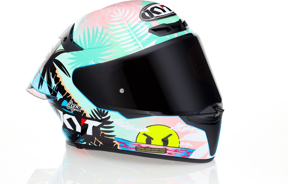 KYT TT-Revo Riccardo Rossi BCN Replica Helmet