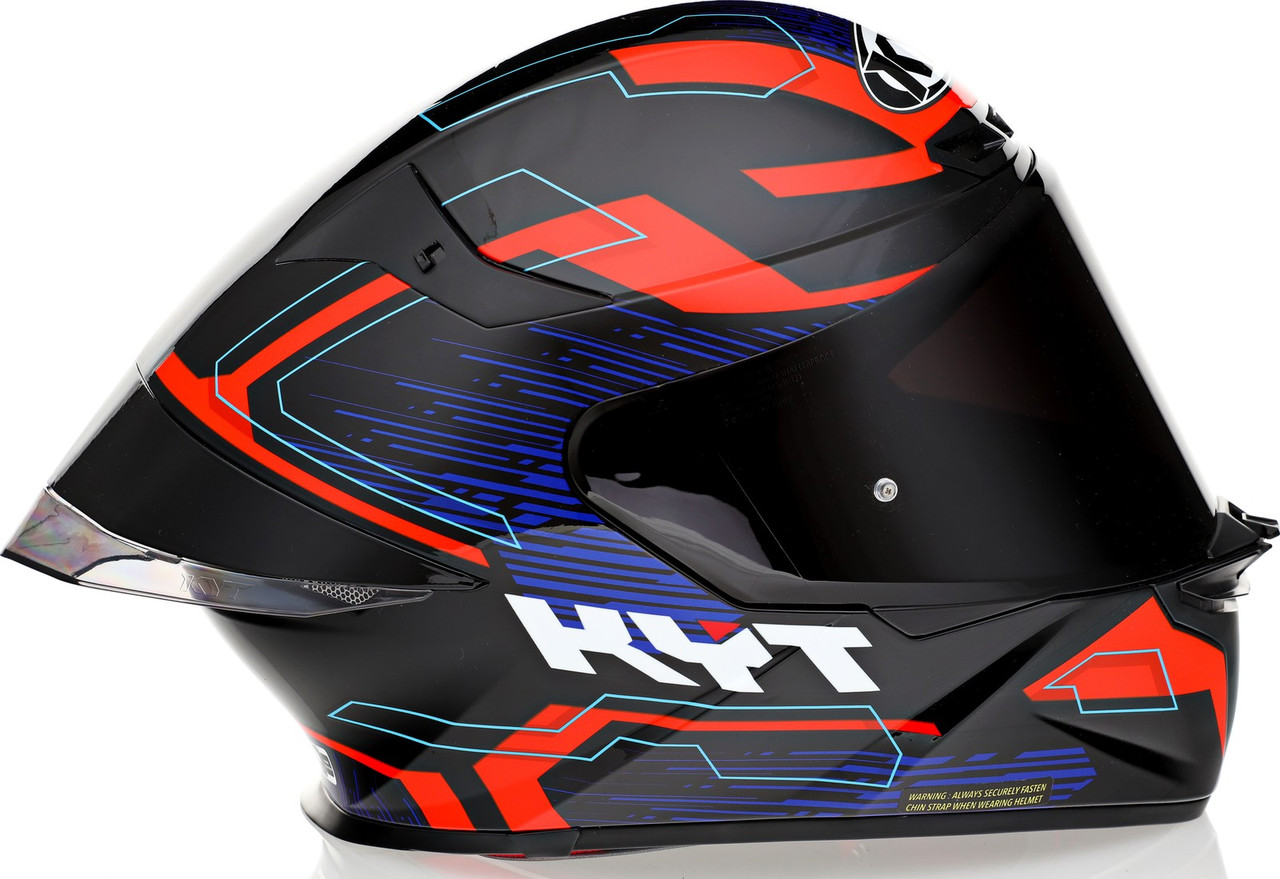 KYT TT-Revo Speeding Black Red Blue Grey Helmet