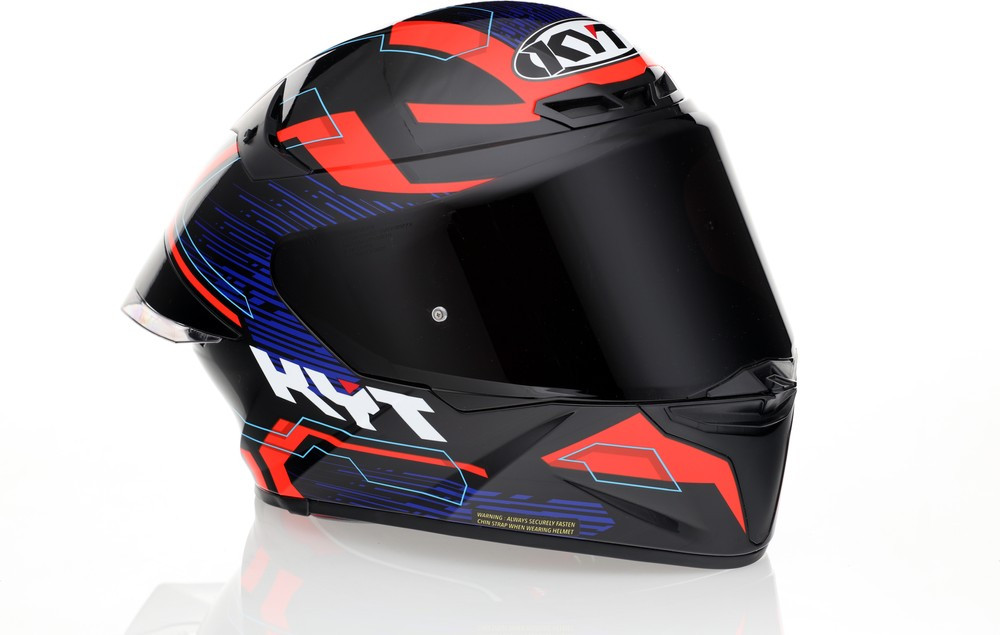 KYT TT-Revo Speeding Black Red Blue Grey Helmet