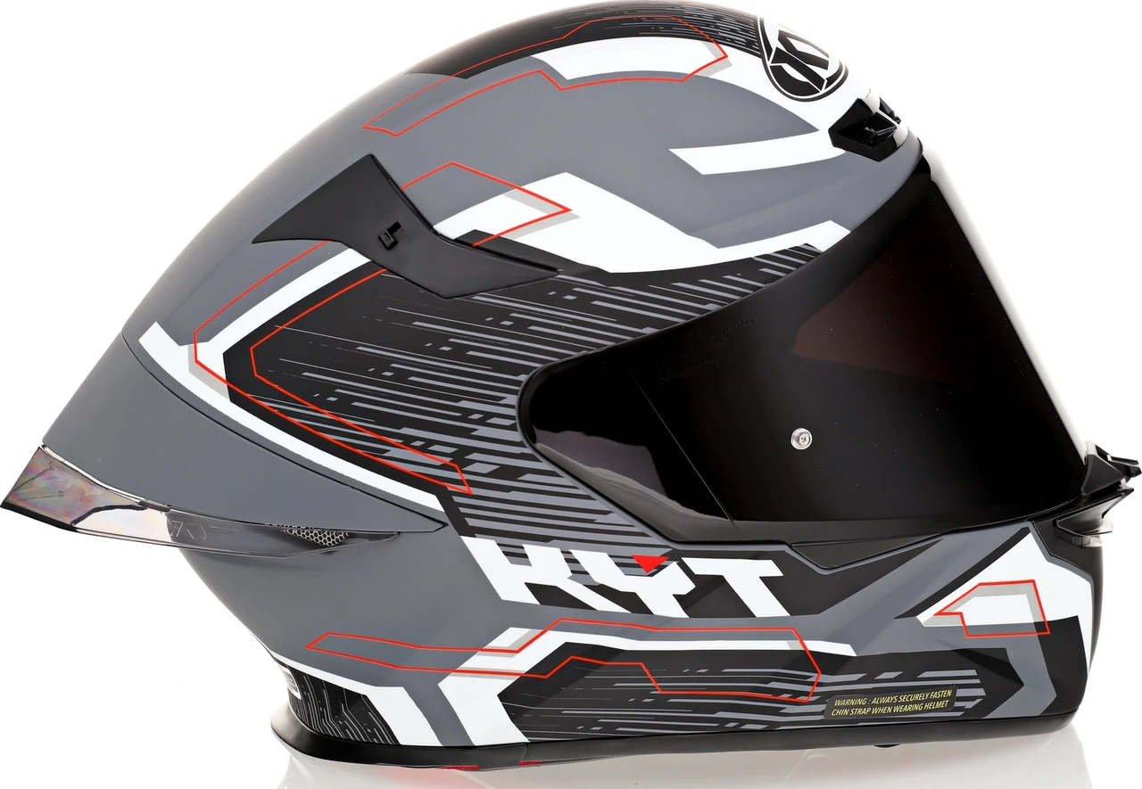 KYT TT-Revo Speeding Matte GRL Grey Helmet