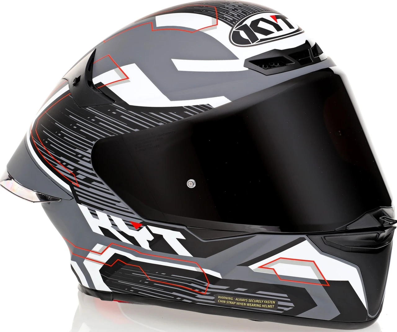 KYT TT-Revo Speeding Matte GRL Grey Helmet