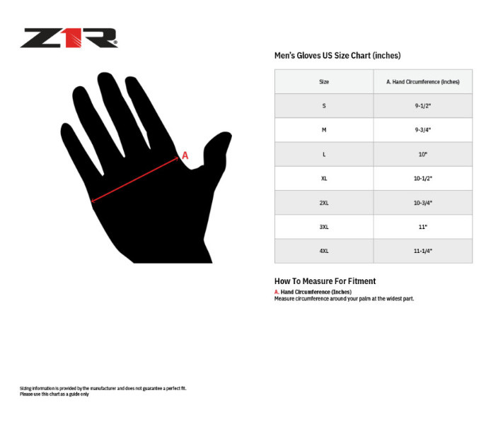 Z1R Shake N' Bake Moto Red White Black Gloves