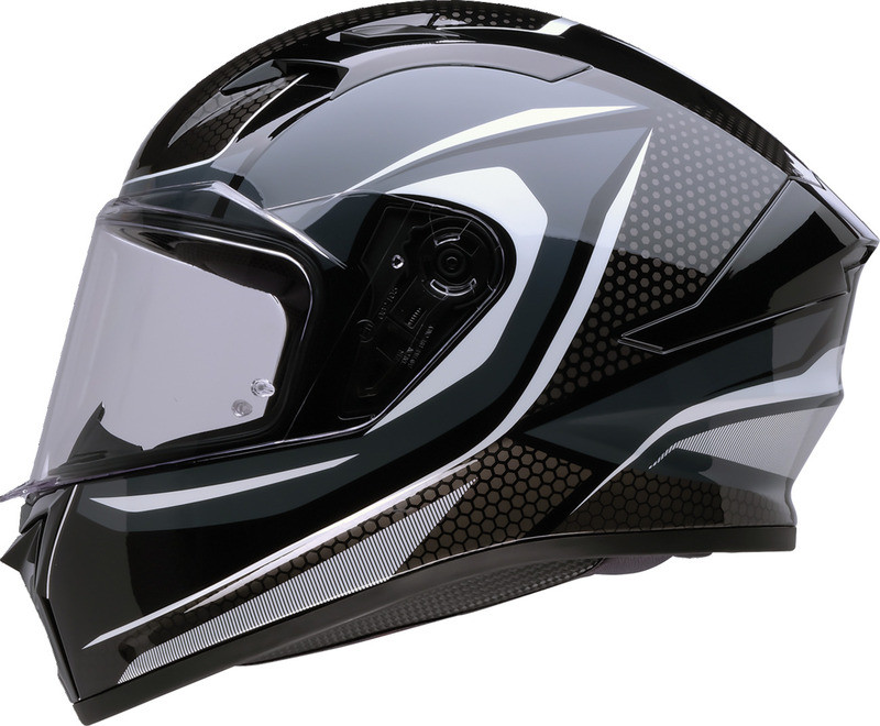 Z1R Talon Nighthawk Black Gray White Helmet - Speed Addicts
