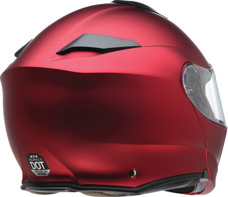 Z1R Solaris 2.0 Satin Red Helmet - Speed Addicts