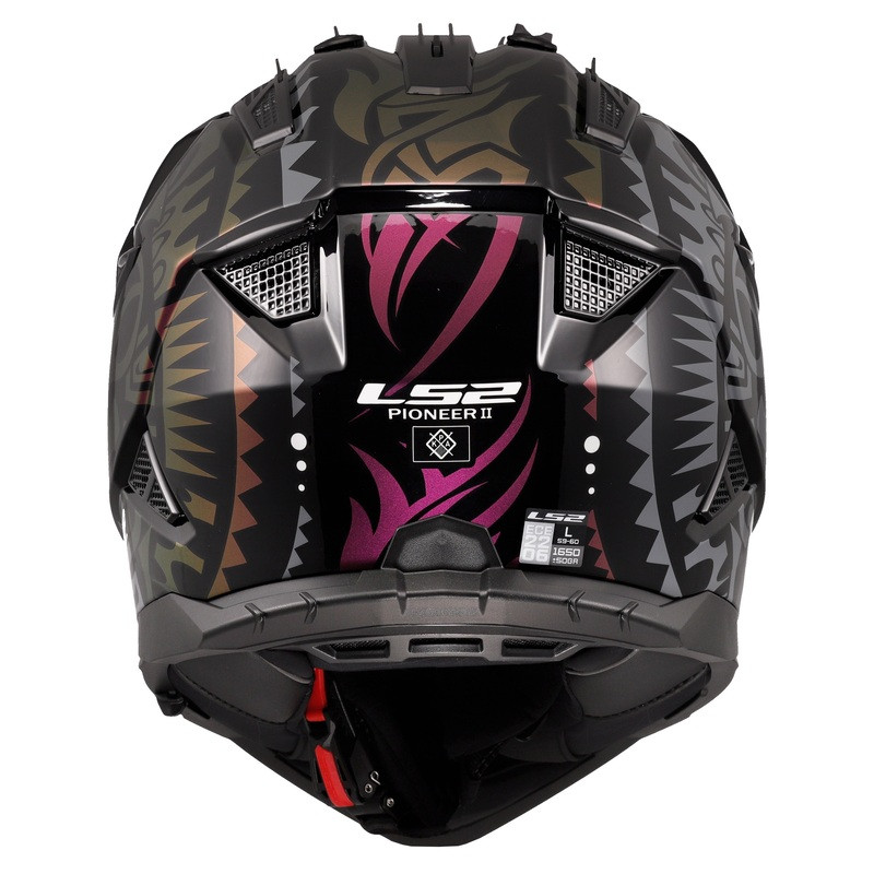 LS2 Blaze II Rangi Chameleon Black Helmet