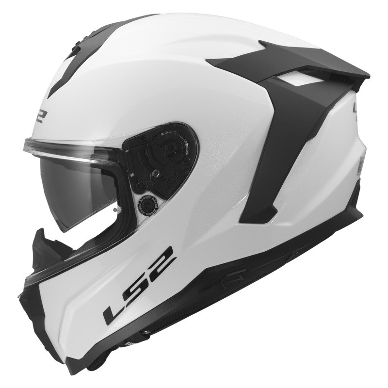 LS2 Challenger II White Black Helmet - Speed Addicts