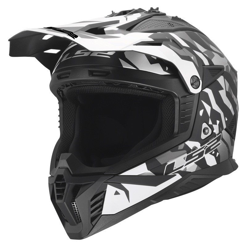 LS2 Gate II Electra Matte Black Gray Helmet