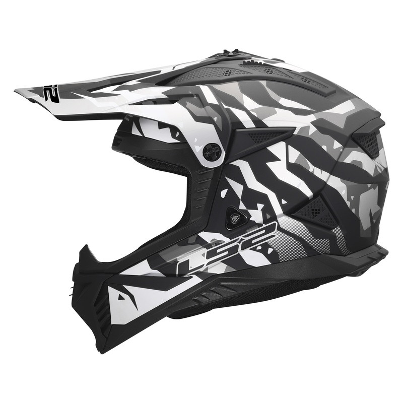 LS2 Gate II Electra Matte Black Gray Helmet
