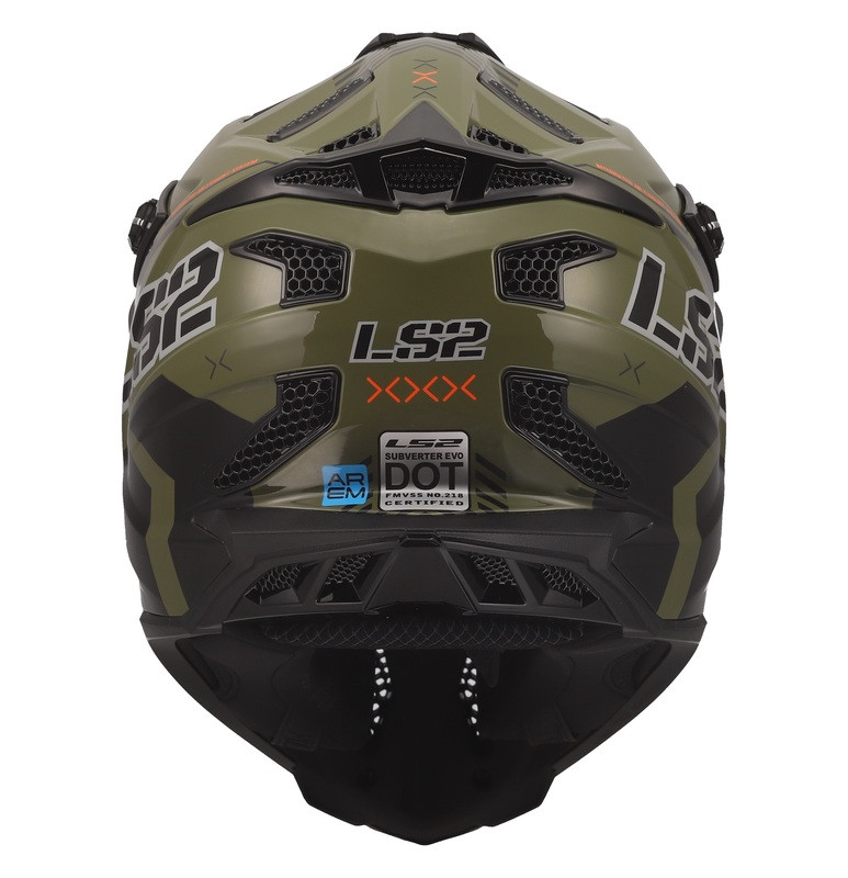 LS2 Subverter Evo Battalion Green Black Helmet