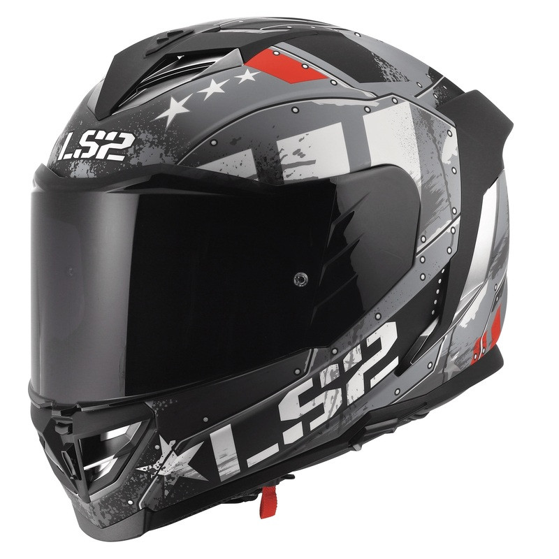 LS2 Assault III Trench Matte Gunmetal Gray Helmet