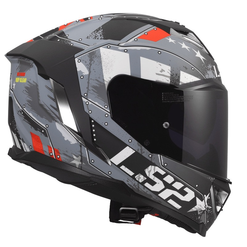 LS2 Assault III Trench Matte Gunmetal Gray Helmet - Speed Addicts