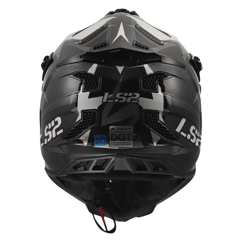 LS2 Subverter Evo Vector Black Gray White Helmet
