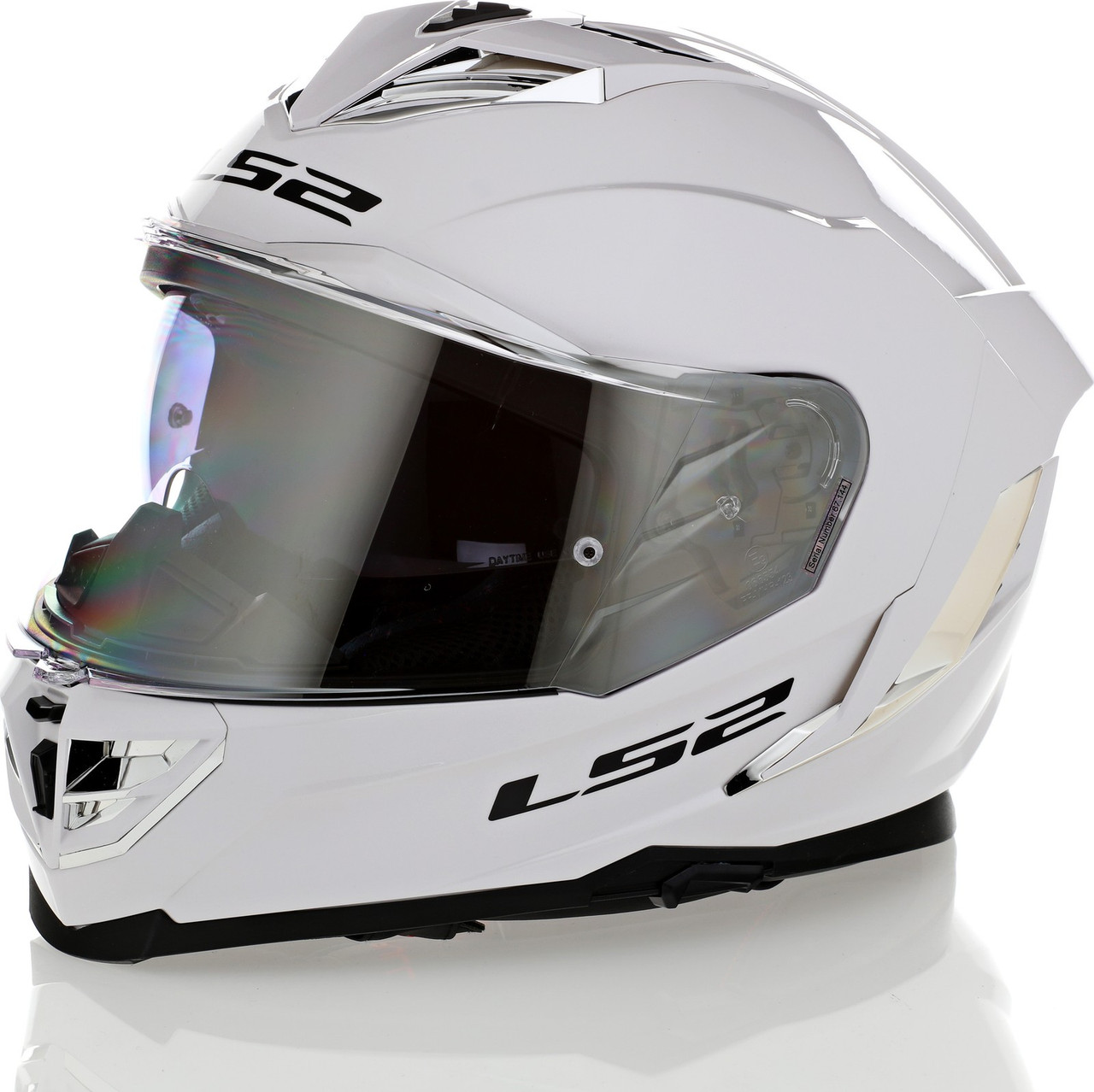 LS2 Assault III White Helmet - Speed Addicts