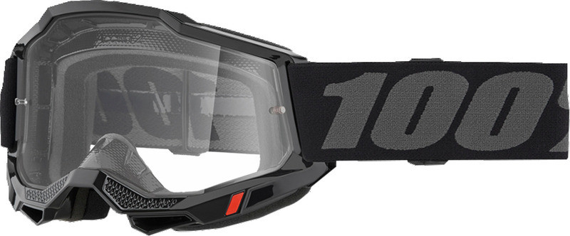 100% Accuri 2 OTG Black Clear Goggles