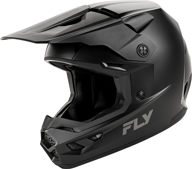 Fly Racing Kinetic Solid Matte Black Helmet