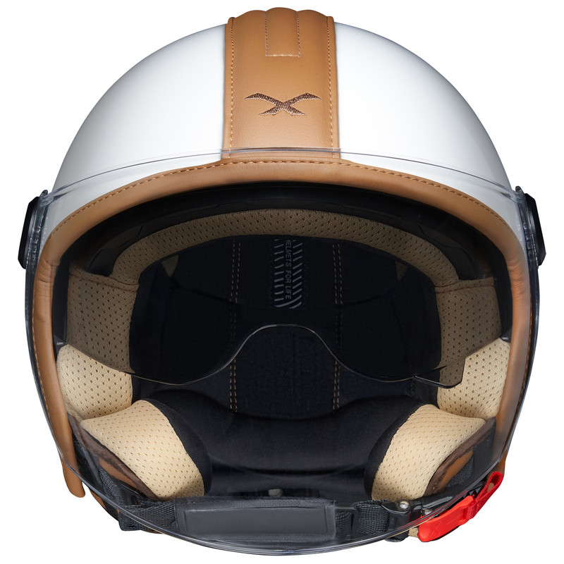Nexx Y10 Midtown White Camel Helmet