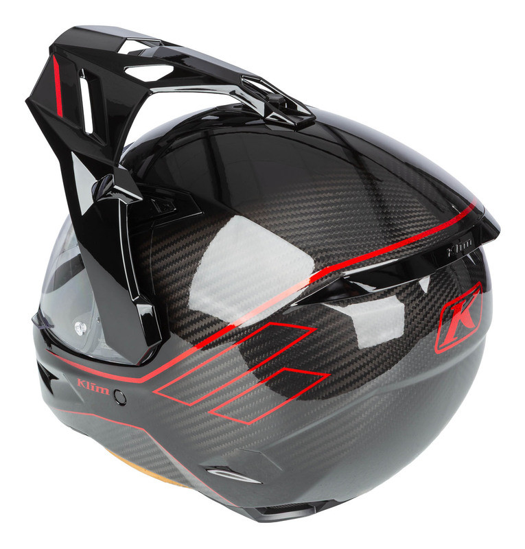 Klim X1 Alpha Quanta Gloss Black Fiery Red Helmet - Speed Addicts