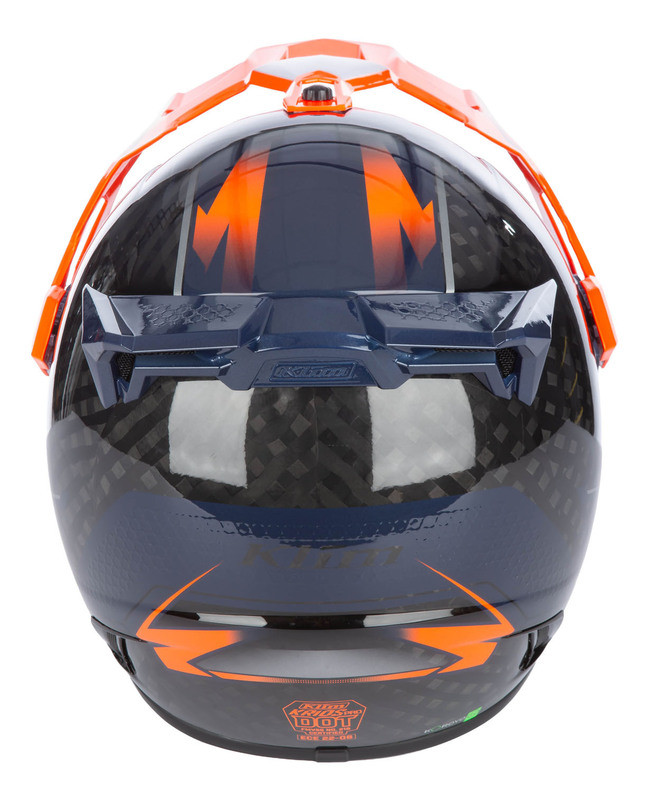 Klim Krios Pro Echo Gloss Black Striking Orange Petrol Helmet