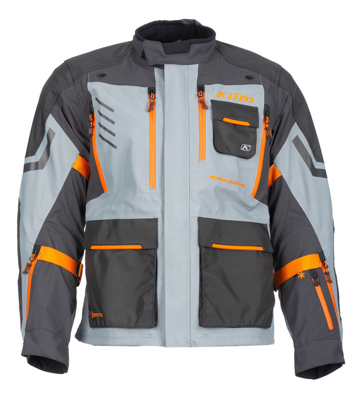 ジャケット・アウター KLM Klim Carlsbad Asphalt Ember Orange Jacket - Speed Addicts