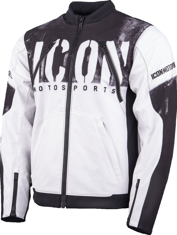 Icon Merc3 Anomaly White Jacket - Speed Addicts