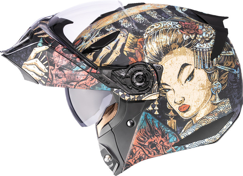 Icon Threshold Odokuro Black Helmet