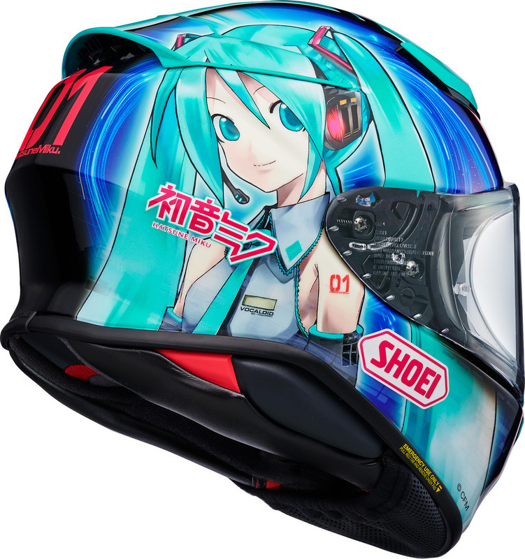 Shoei RF-1400 Hatsune Miku Helmet - Speed Addicts