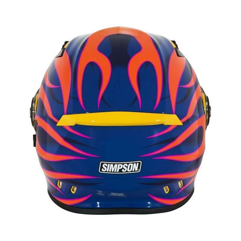 Simpson Mod Bandit Wildfire Yellow Helmet