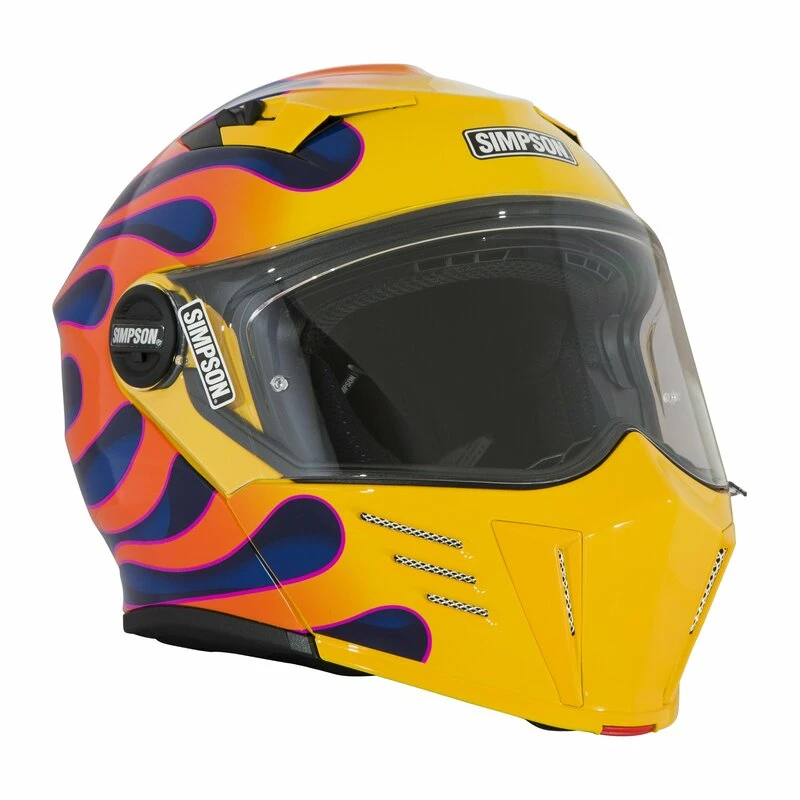 Simpson Mod Bandit Wildfire Yellow Helmet