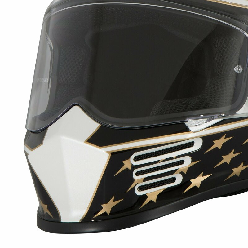 Simpson Speed Bandit Americana Gold Helmet
