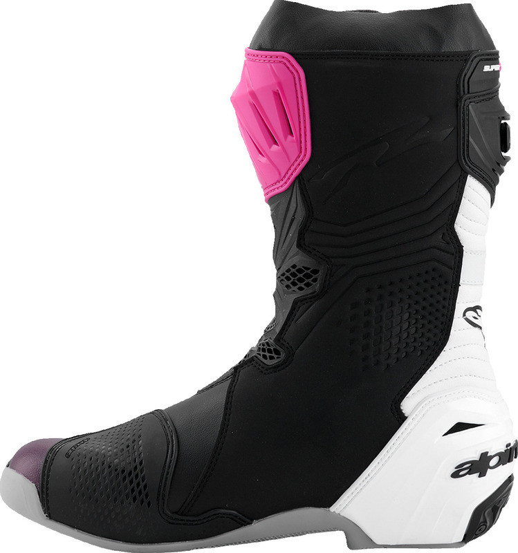 Alpinestars Supertech R Black Magenta White Yellow Boots