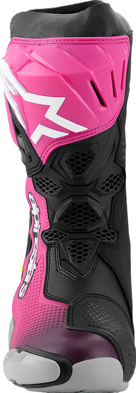 Alpinestars Supertech R Black Magenta White Yellow Boots