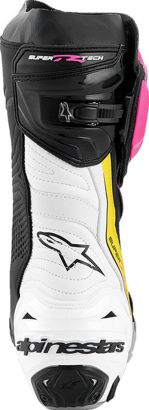 Alpinestars Supertech R Black Magenta White Yellow Boots